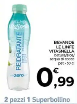 Conad City Beverage Le Linfe Vitasnella offerta