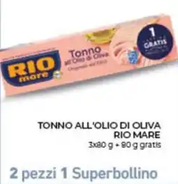 Conad City Tonno all'olio di oliva Rio Mare offerta