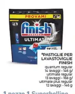 Conad City Pastiglie per lavastoviglie Finish offerta