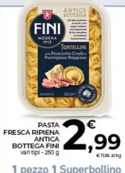 Conad City Pasta fresca ripiena antica bottega fini offerta