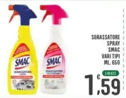 La Mimosa Supermercati Sgrassatore spray Smac offerta