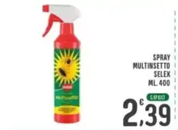 La Mimosa Supermercati Spray multinsetto Selex offerta