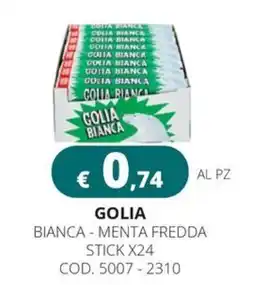 Altasfera Golia bianca - menta fredda offerta