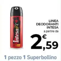 Conad City Intesa deodorante offerta