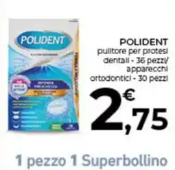 Conad City Polident pulitore per protesi dentali offerta
