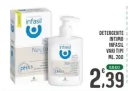 La Mimosa Supermercati Detergente intimo Infasil Neutro offerta