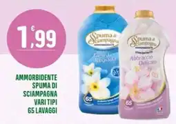 La Mimosa Supermercati Ammorbidente Spuma di Sciampagna offerta