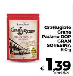 Ipercoop Radenza Grattugiato Grana Padano DOP Gran SoreSina offerta