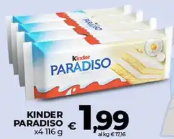 Ipercoop Radenza Kinder Paradiso offerta