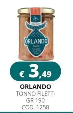 Altasfera Orlando tonno filetti offerta