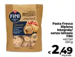 Ipercoop Radenza Pasta Fresca Ripiena Integrale senza lattosio FINI offerta