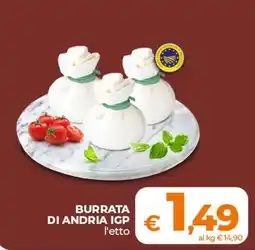 Ipercoop Radenza Burrata di Andria IGP offerta
