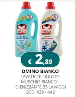Altasfera Omino Bianco lavatrice liquido muschio bianco - igienizzante offerta