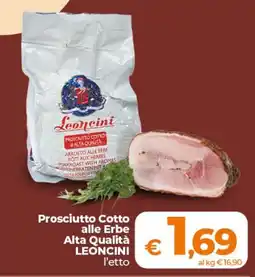 Ipercoop Radenza Prosciutto Cotto alle Erbe LEONCINI offerta