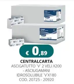 Altasfera Centralcarta asciugamani offerta
