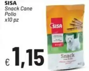Sisa Snack Cane Pollo x10pz