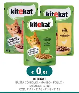 Altasfera Kitekat Busta Coniglio - Manzo - Pollo - Salmone offerta