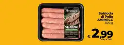 Ipercoop Radenza Salsiccia di Pollo AVIMECC offerta