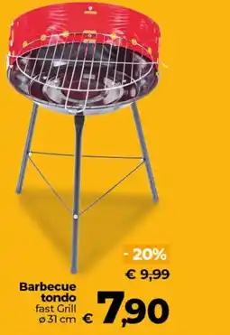 Ipercoop Radenza Barbecue tondo fast Grill offerta