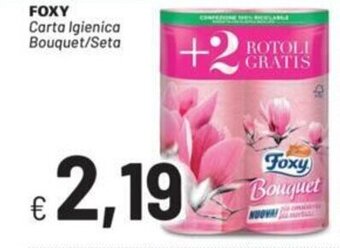 Sisa Foxy Carta Igienica Bouquet/Seta offerta