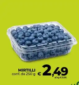 Ipercoop Radenza Mirtilli offerta
