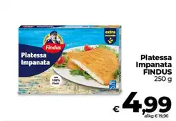 Ipercoop Radenza Platessa Impanata Findus offerta