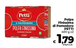 Ipercoop Radenza Polpa finissima di pomodoro Petti offerta
