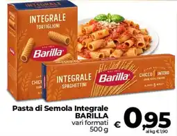 Ipercoop Radenza Pasta di Semola Integrale Barilla offerta