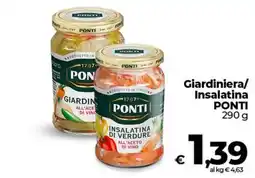 Ipercoop Radenza Giardiniera/Insalatina Ponti offerta
