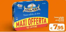 Ipercoop Radenza Tonno all'olio di oliva AS DO MAR offerta