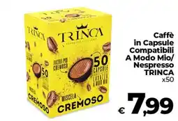 Ipercoop Radenza Caffè in Capsule TRINCA offerta