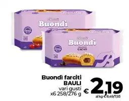 Ipercoop Radenza Buondi farciti BAULI offerta