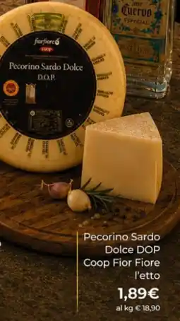 Ipercoop Radenza Pecorino Sardo Dolce DOP Coop Fior Fiore offerta