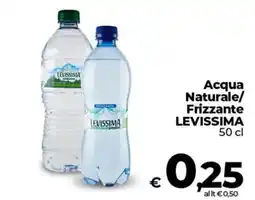 Ipercoop Radenza Acqua Naturale/ Frizzante LEVISSIMA offerta