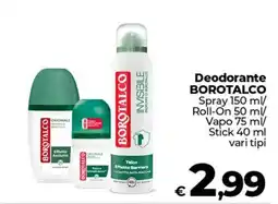 Ipercoop Radenza Deodorante Borotalco offerta