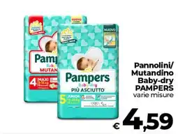 Ipercoop Radenza Pannolini/Mutandino Baby-dry Pampers offerta