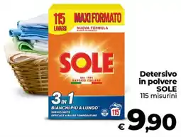 Ipercoop Radenza Detersivo in polvere SOLE offerta