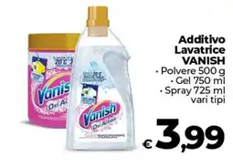 Ipercoop Radenza Additivo lavatrice Vanish offerta