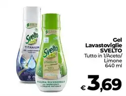 Ipercoop Radenza Gel Lavastoviglie Svelto offerta