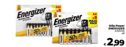 Ipercoop Radenza Stilo Power Energizer AA/AAA offerta