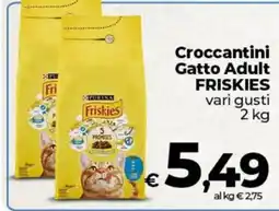 Ipercoop Radenza Croccantini Gatto Adult Friskies offerta