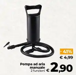 Ipercoop Radenza Pompa ad aria manuale offerta