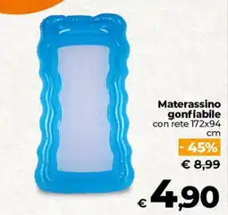 Ipercoop Radenza Materassino gonfiabile con rete offerta