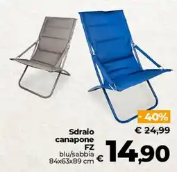 Ipercoop Radenza Sdraio canapone FZ offerta