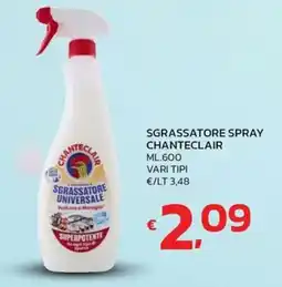 Ok Market Sgrassatore spray Chanteclair offerta