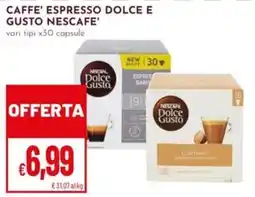 Pan Caffè espresso dolce e gusto Nescafé offerta