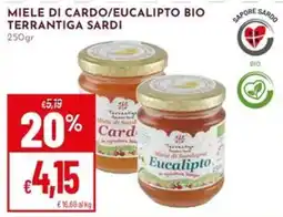 Pan Miele di cardo/eucalipto bio terrantiga sardi offerta