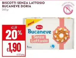Pan Biscotti senza lattosio Bucaneve Doria offerta