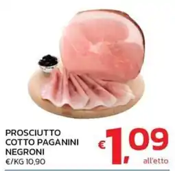 Ok Market Prosciutto cotto Paganini Negroni offerta
