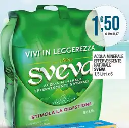 Sidis Acqua minerale effervescente naturale Sveva offerta